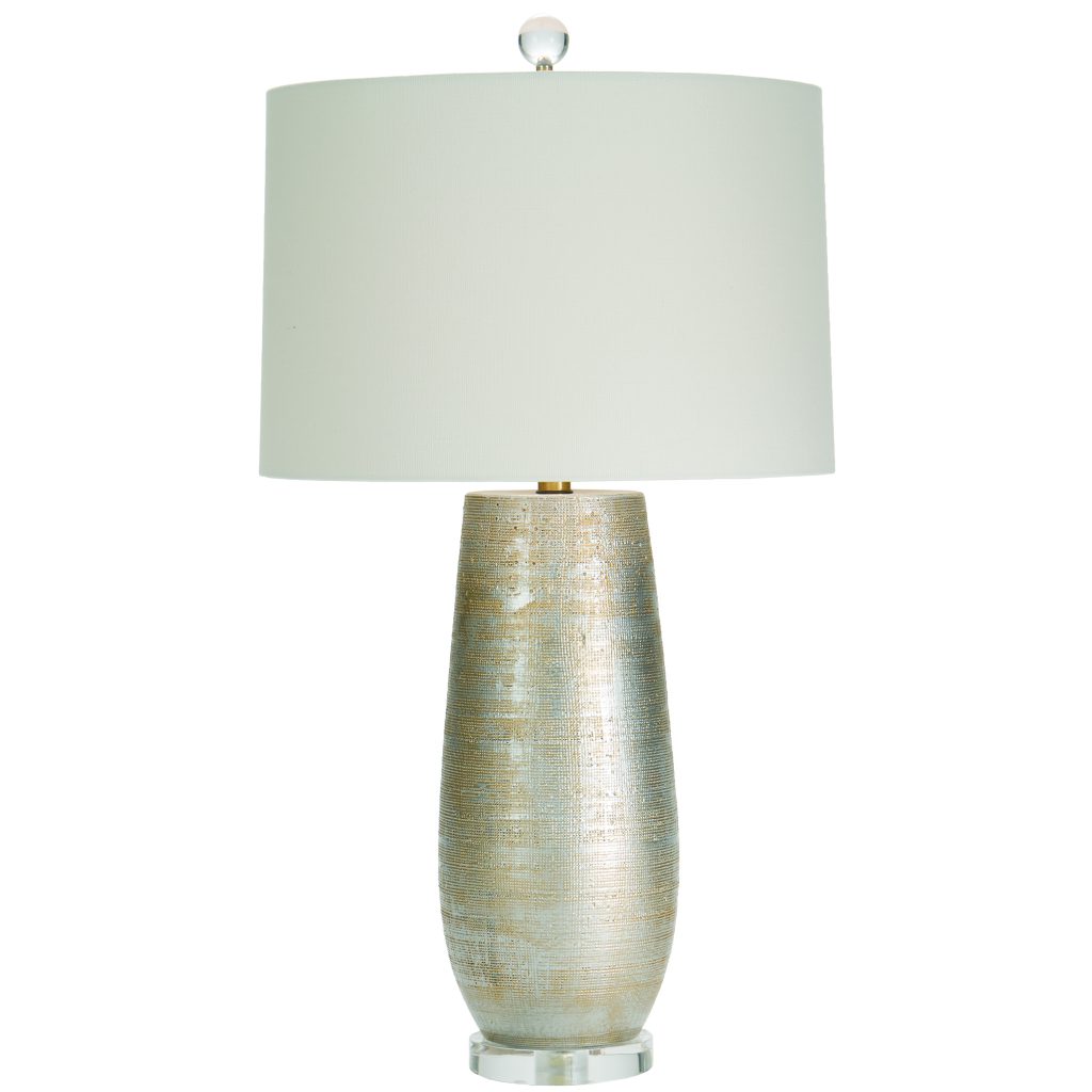 silver gold lamp